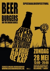 Beer & Burgers and two smoking barrels 2017